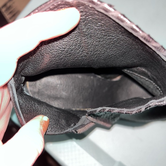 Like new Charles david snakeskin black booties - Picture 6 of 6